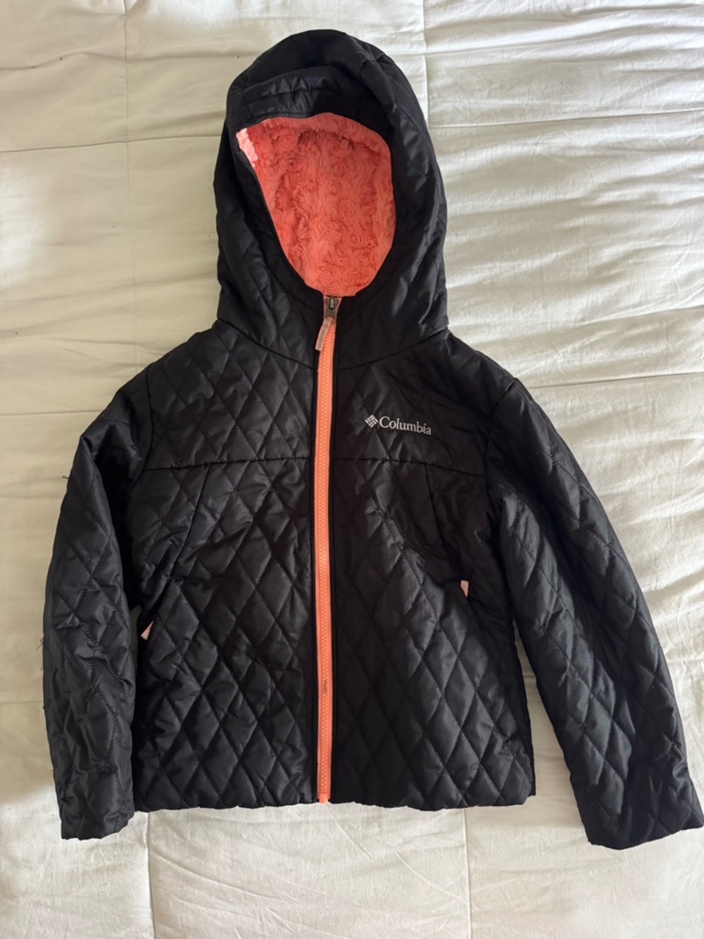 Columbia Black Girls' Quilted & Lined Coat